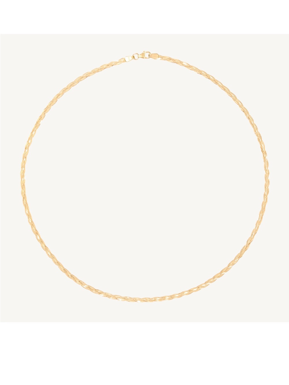 Jenny slate x catbird entwined braided chain collar necklace - Picture 2 of 7